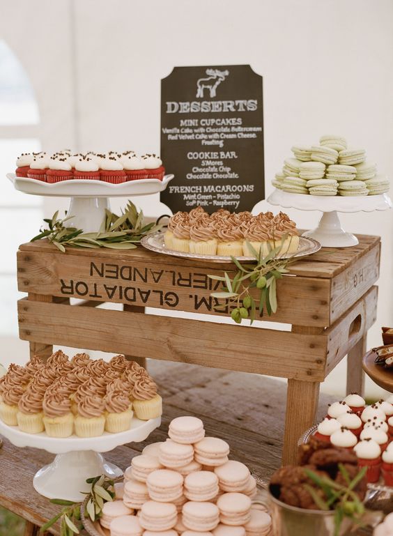 dessert bar